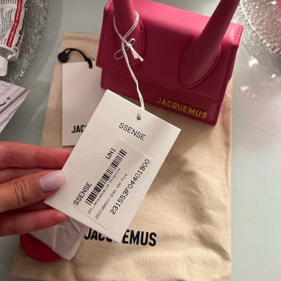 BRAND NEW with tags Jacquemus Pink Mini Bag - Picture 3 of 10